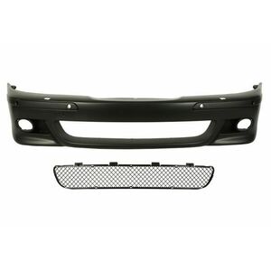 Bara Fata, cu lamele, M-TECHNIC, cu gauri pentru lampa de ceata, cu gauri pentru spalator de faruri, cu gauri pentru senzorii de parcare, cu suport de gauri potrivit BMW 5 E39 11.95-06.03 imagine