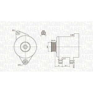 Alternator (12V, 140A) potrivit OPEL ASTRA H, ASTRA H GTC, ASTRA H KOMBI, CORSA D, MERIVA A, MERIVA B, ZAFIRA B, ZAFIRA B MINIVAN 1.7D 08.06-01.17 imagine