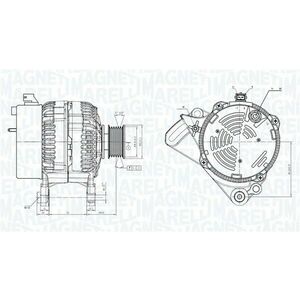 Alternator (12V, 70A) potrivit AUDI 100 C3, 200 C3, 90 B3, V8; SEAT AROSA, CORDOBA, CORDOBA VARIO, IBIZA II, INCA, TOLEDO I; SKODA FELICIA I, FELICIA II; VW CADDY II, CADDY II MINIVAN 1.0-4.2 11.86-03 imagine