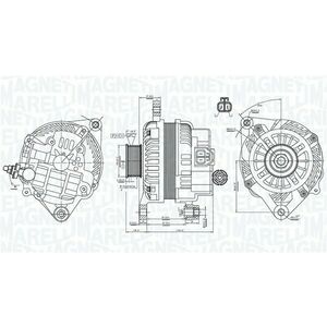 Alternator (12V, 80A) potrivit MAZDA 3 1.3 1.6 2.0 10.03-12.09 imagine