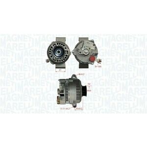 Alternator (12V, 95A) potrivit FORD MONDEO I, MONDEO II 1.8D 2.5 06.93-09.00 imagine