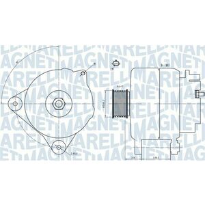 Alternator (14V, 120A) potrivit RENAULT CLIO III, CLIO IV, MODUS, TWINGO II, WIND 1.2 1.2ALK 1.2LPG 12.04- imagine