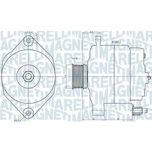 Alternator (14V, 75A) potrivit OPEL ARENA, MOVANO A; RENAULT MASTER II 2.5D 2.8D 01.97-12.01 imagine