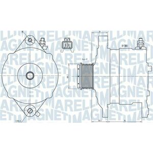 Alternator (14V, 90A) potrivit NISSAN PATROL GR V 3.0D 05.00- imagine