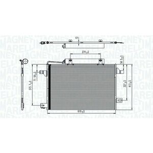 Condensator climatizare (cu uscator) potrivit MERCEDES A (W169), B SPORTS TOURER (W245) 1.5-Electric 09.04-06.12 imagine