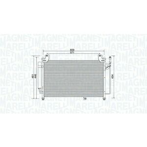 Condensator climatizare (cu uscator) potrivit MAZDA CX-7 2.2D 2.3 10.07-03.13 imagine