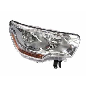 Far Dreapta (halogen, H1 H21W H7 P21, electric, cu motor, bec, culoare insert: cromat) potrivit CITROEN C4, C4 II imagine