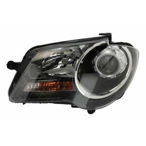 Far Stanga (halogen, H21W H7 H7 W5W, electric, cu motor, culoare insert: negru) potrivit VW TOURAN -05.10 imagine