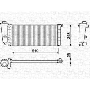 Intercooler FIAT PANDA; LANCIA Y10 0.8-1.1 06.85-09.03 imagine