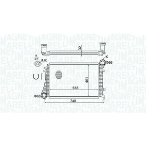 Intercooler potrivit AUDI A3; SEAT ALTEA, ALTEA XL, LEON, TOLEDO III; SKODA OCTAVIA II, SUPERB II; VW CADDY III, CADDY III MINIVAN, EOS, GOLF PLUS V, GOLF V, JETTA III 1.4-2.0D 05.03-11.17 imagine