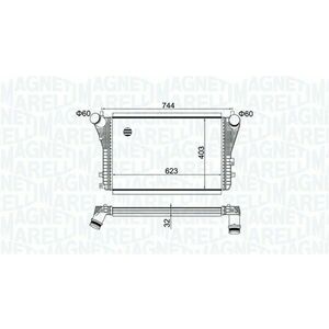 Intercooler potrivit AUDI A3, TT; SEAT ALTEA, ALTEA XL, LEON; SKODA OCTAVIA II, SUPERB II, YETI; VW BEETLE, CADDY III, CADDY III MINIVAN, CADDY IV, CADDY IV MINIVAN, EOS 1.4-2.0D 05.03-09.20 imagine