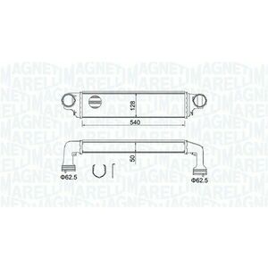 Intercooler potrivit BMW 3 (E46), X3 (E83) 2.0D 3.0D 09.01-08.08 imagine