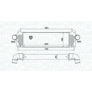 Intercooler potrivit IVECO DAILY V, DAILY VI F1CE0441A-F1CGL411C 09.11- imagine