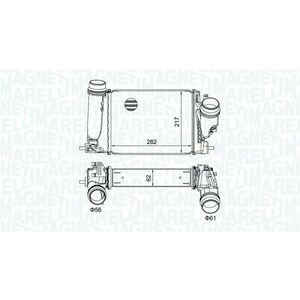 Intercooler potrivit NISSAN QASHQAI II, X-TRAIL III; RENAULT GRAND SCENIC IV, KADJAR, MEGANE IV, SCENIC IV, TALISMAN 1.6D 11.13- imagine