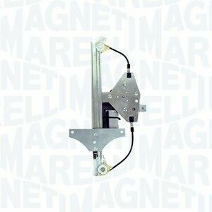 Macara geam Spate Dreapta (electric, cu motor, numar usi: 5) potrivit PEUGEOT 207 02.07-10.13 imagine