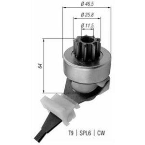 Pinion electromotor potrivit FIAT PANDA 0.8 01.86-10.03 imagine