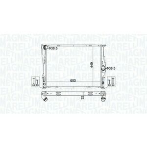 Radiator motor (Automat Manual) potrivit BMW 1 (E81), 1 (E82), 1 (E87), 1 (E88), 3 (E90), 3 (E91), 3 (E92), 3 (E93), Z4 (E89) 2.5 3.0 imagine