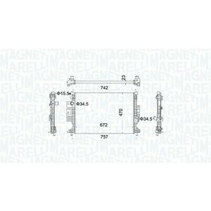 Radiator motor (Automat Manual) potrivit FORD C-MAX II, FOCUS III, FOCUS III KOMBI, GRAND C-MAX, KUGA II 1.5 2.0D imagine