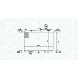 Radiator motor (Automat Manual) potrivit FORD B-MAX, ECOSPORT, FIESTA VI, TOURNEO COURIER B460, TRANSIT COURIER B460, TRANSIT COURIER B460 MINIVAN 1.4D-1.6D imagine