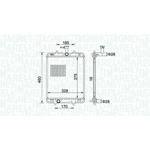 Radiator motor (Manual) potrivit CITROEN C1, C1 II; PEUGEOT 107, 108; TOYOTA AYGO 1.0 1.2 imagine