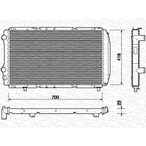 Radiator motor (Manual) potrivit CITROEN JUMPER I; FIAT DUCATO; PEUGEOT BOXER 1.9D 2.0 imagine