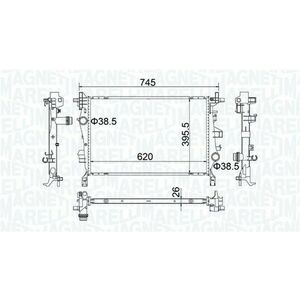 Radiator motor (Manual) potrivit FIAT 500X; JEEP RENEGADE 2.0D imagine