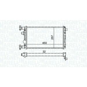 Radiator motor (Manual) potrivit FIAT SEICENTO 600 1.1 imagine