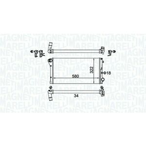 Radiator motor (Manual) potrivit FIAT PANDA, PANDA HATCHBACK 1.3D imagine