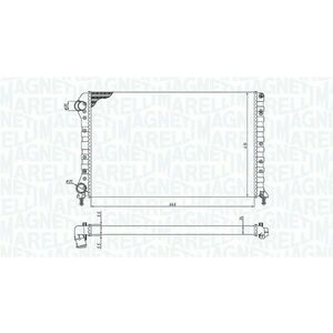 Radiator motor (Manual) potrivit MERCEDES E (W210); FIAT DOBLO, DOBLO MINIVAN 1.2-2.7D imagine