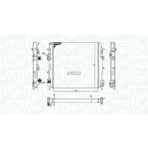 Radiator motor potrivit NISSAN KUBISTAR; RENAULT KANGOO, KANGOO EXPRESS 1.2-1.9D imagine