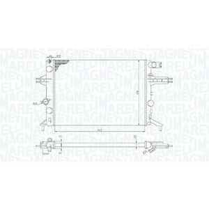 Radiator motor potrivit OPEL ASTRA G, ZAFIRA A 1.4-2.2 imagine