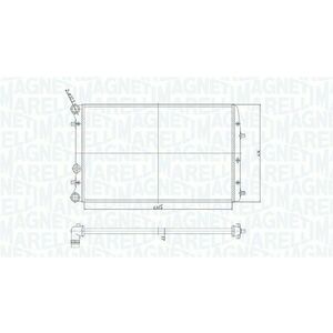 Radiator motor potrivit SEAT CORDOBA, IBIZA III; SKODA FABIA I, FABIA I PRAKTIK, FABIA II, ROOMSTER, ROOMSTER PRAKTIK; VW FOX, POLO, POLO IV 1.0-2.0 imagine