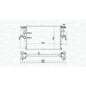 Radiator racire motor potrivit IVECO DAILY V, DAILY VI 2.3D-Electric 09.11- imagine