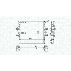 Radiator racire motor potrivit IVECO DAILY V, DAILY VI 3.0CNG 3.0D 09.11- imagine