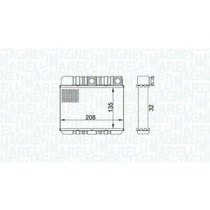 Schimbator caldura incalzire habitaclu potrivit BMW 3 (E46), X3 (E83) 1.6-3.2 12.97-12.11 imagine