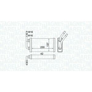 Schimbator caldura incalzire habitaclu potrivit FORD TRANSIT, TRANSIT TOURNEO 2.0 2.5D 06.94-12.00 imagine