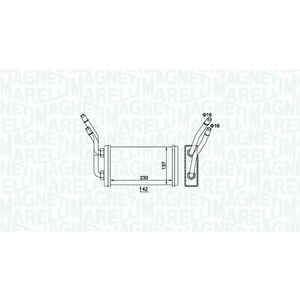 Schimbator caldura incalzire habitaclu potrivit FORD TRANSIT 2.0D-2.4D 01.00-05.06 imagine