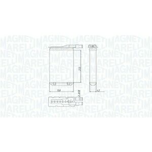 Schimbator caldura incalzire habitaclu potrivit RENAULT 11, 9, ESPACE I, RAPID MINIVAN, SUPER 5 1.0-2.2 09.81-08.98 imagine