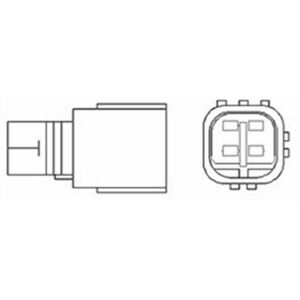 Sonda lambda (numar fire 4, 580mm) potrivit DAIHATSU GRAN MOVE; LEXUS GS, IS I, IS SPORTCROSS; TOYOTA CAMRY, CELICA, COROLLA, MR2 II, PASEO 1.5-3.0 12.89- imagine