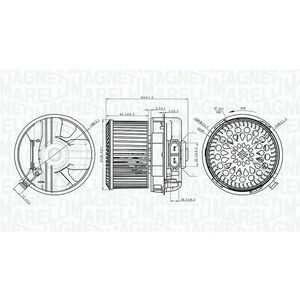 Ventilator habitaclu potrivit CITROEN C1; PEUGEOT 107; TOYOTA AYGO 1.0 1.4D 06.05-09.14 imagine