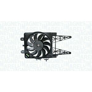 Ventilator radiator (cu carcasa) potrivit FIAT PUNTO, PUNTO HATCHBACK 1.2 1.2CNG 09.99-03.12 imagine