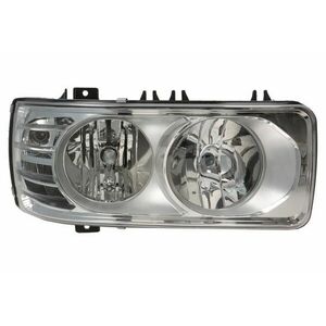 Far dreapta (H1 H7 LED PY21W, manual, cu lumina de zi, culoare interior: crom, culoare indicator: transparent) potrivit DAF LF 05.13- imagine