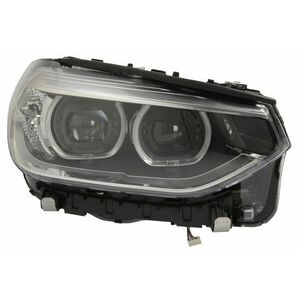 Far dreapta (LED, electric, cu motor, fara controler; fara controler LED) potrivit BMW X3 G01, X4 G02 10.17-07.21 imagine