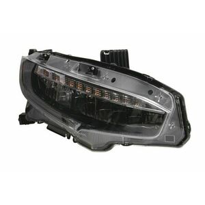 Far fata dreapta (LED, cu motor, culoare interior: negru) potrivit HONDA CIVIC X imagine