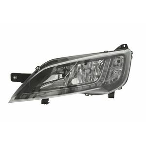 Far fata stanga (H7 LED WY21W, electric, cu motor, culoare interior: negru) potrivit CITROEN JUMPER I, JUMPER II; FIAT DUCATO; PEUGEOT BOXER imagine