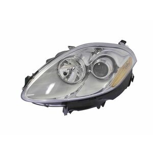 Far fata stanga (halogen, 2 H1 PY24W W5W, electric, cu motor, culoare interior: cromat, culoare semnalizator: galben) potrivit FIAT BRAVO II 01.06-12.07 imagine