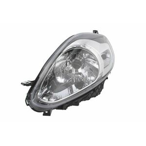 Far fata stanga (halogen, H4 PY21W W5W, electric, cu motor, culoare interior: cromat) potrivit ABARTH PUNTO, PUNTO EVO; FIAT PUNTO, PUNTO EVO, PUNTO EVO HATCHBACK, PUNTO HATCHBACK 01.09- imagine