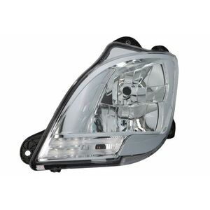 Far stanga (H1 H7 LED PY21W, electric, fara motor, cu lumina de zi, culoare interior: crom, culoare indicator: transparent) potrivit DAF CF, XF 106 10.12- imagine