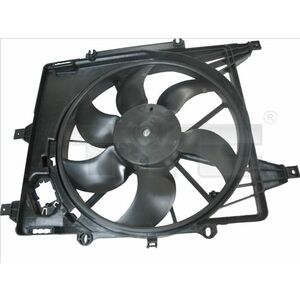 Ventilator radiator (cu carcasa) potrivit DACIA LOGAN, LOGAN EXPRESS, LOGAN MCV, SANDERO 1.0ALK-1.6LPG 09.04- imagine