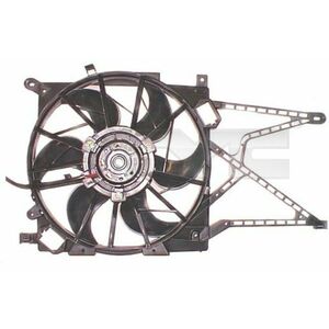 Ventilator radiator (cu carcasa) potrivit OPEL ASTRA G, ASTRA G KOMBI, ZAFIRA A 1.7D-2.2D 02.98-12.09 imagine